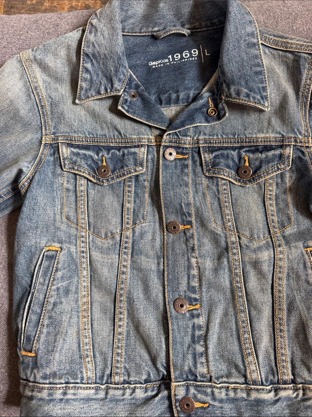 GAP Light Blue Denim Jacket - Large